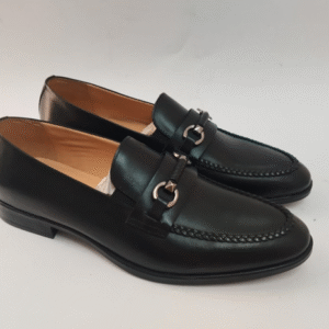 ZEVAN Black Sliver Loafer